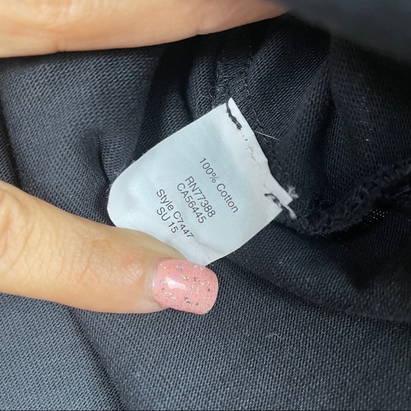 Madewell Black Fringe Sleeve and Hem Crop Top - Picture 5 of 5